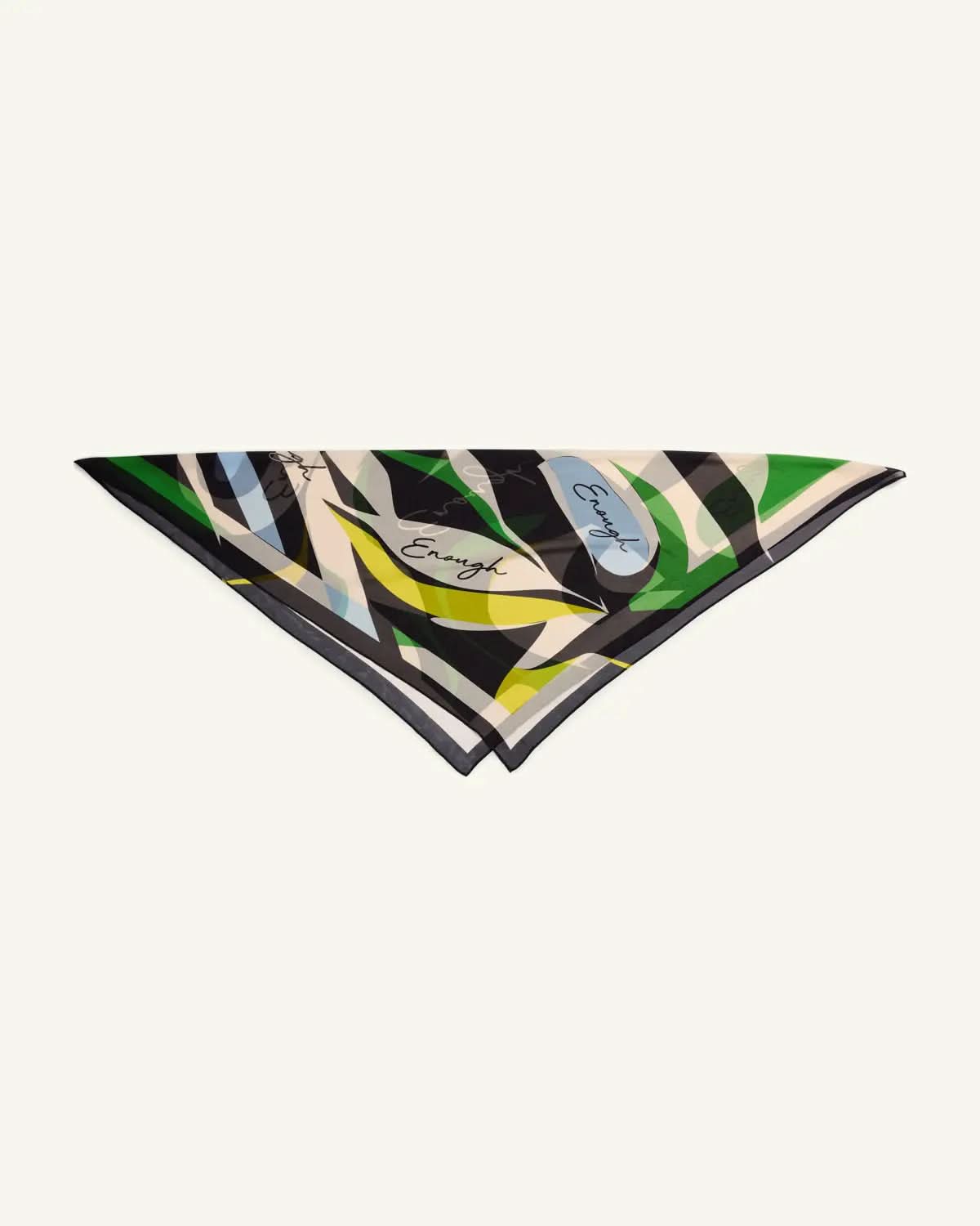 The Calm Current Silk Scarf ENOUGH