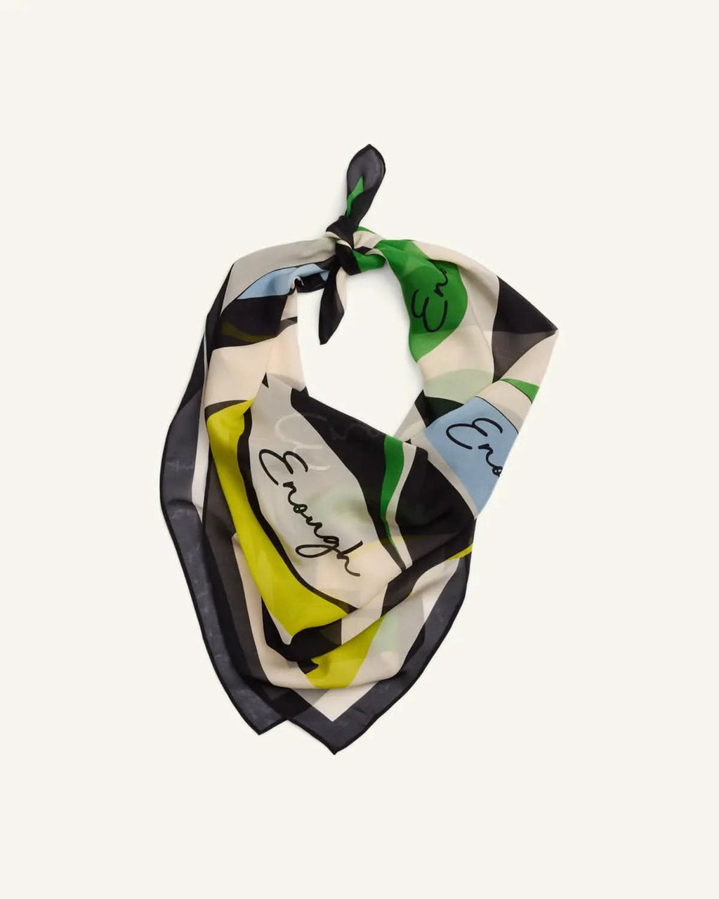 The Calm Current Silk Scarf ENOUGH