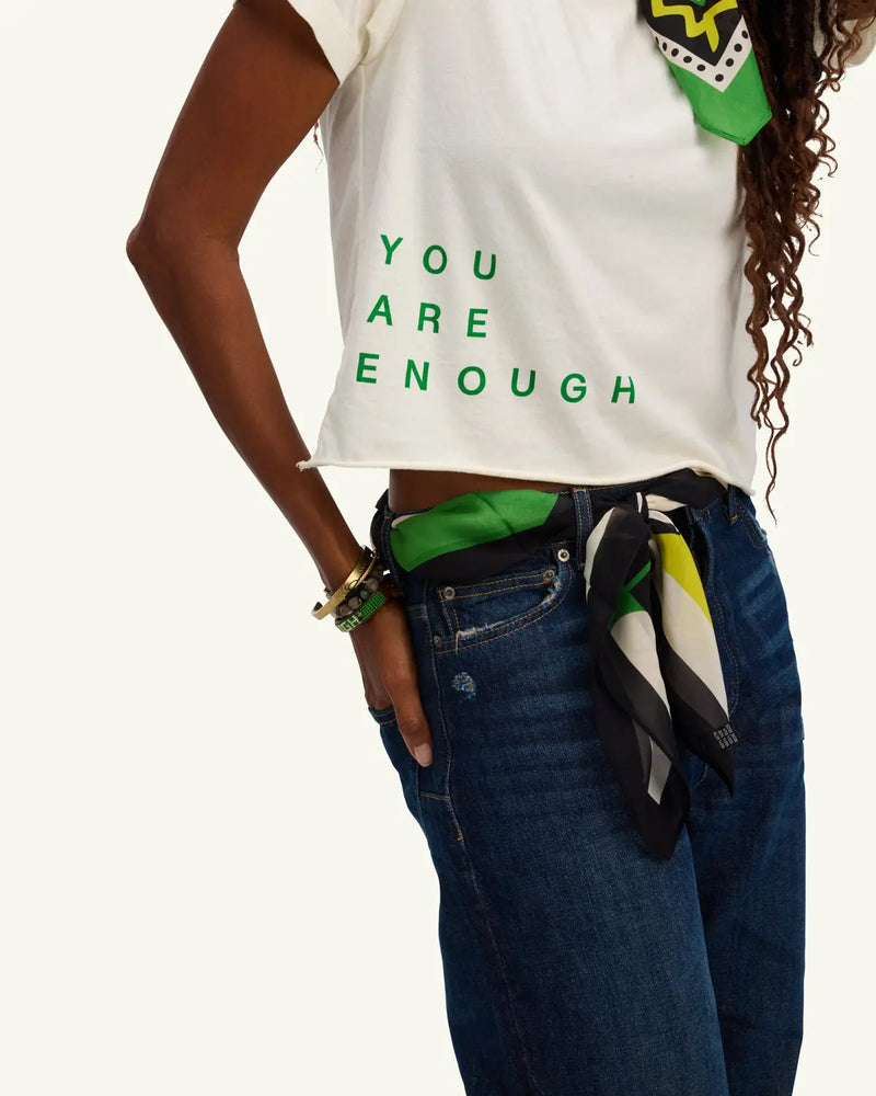 The Calm Current Silk Scarf