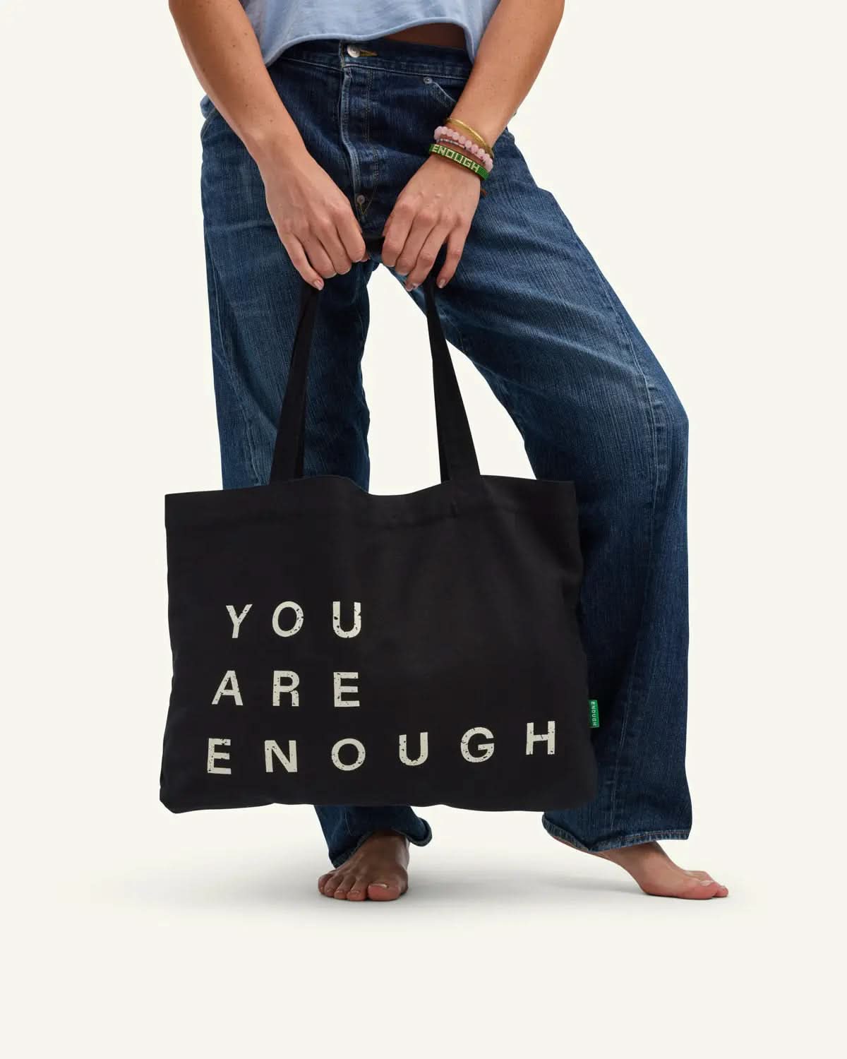 You Are Enough Canvas Tote ENOUGH