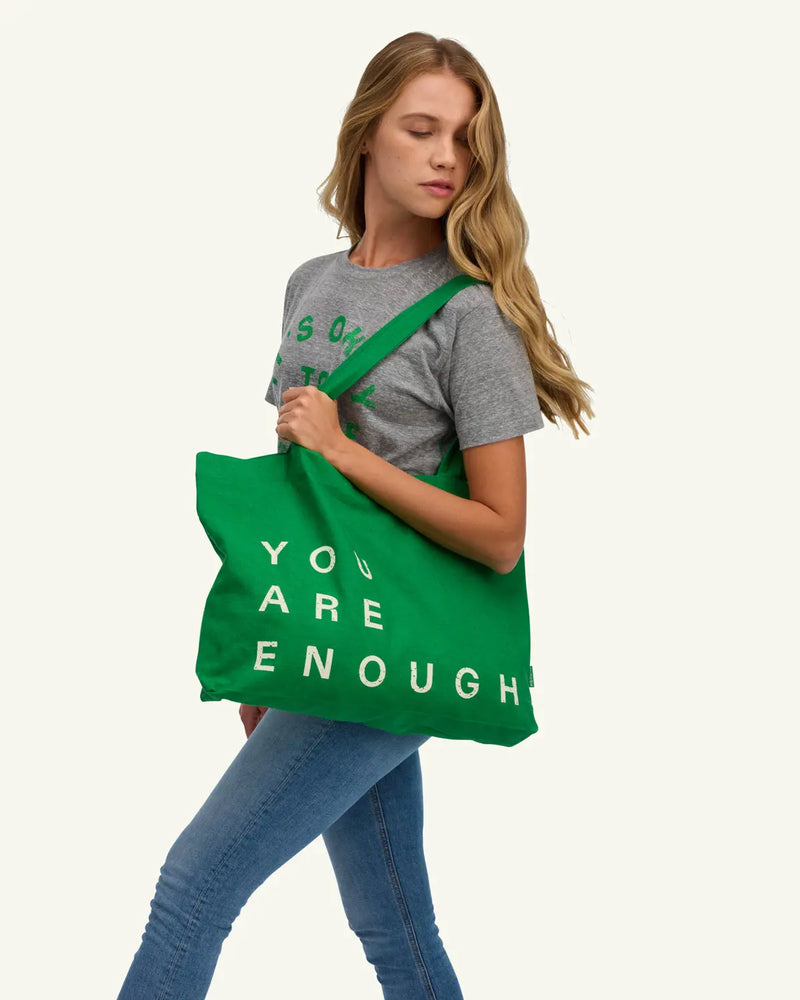 You Are Enough Canvas Tote