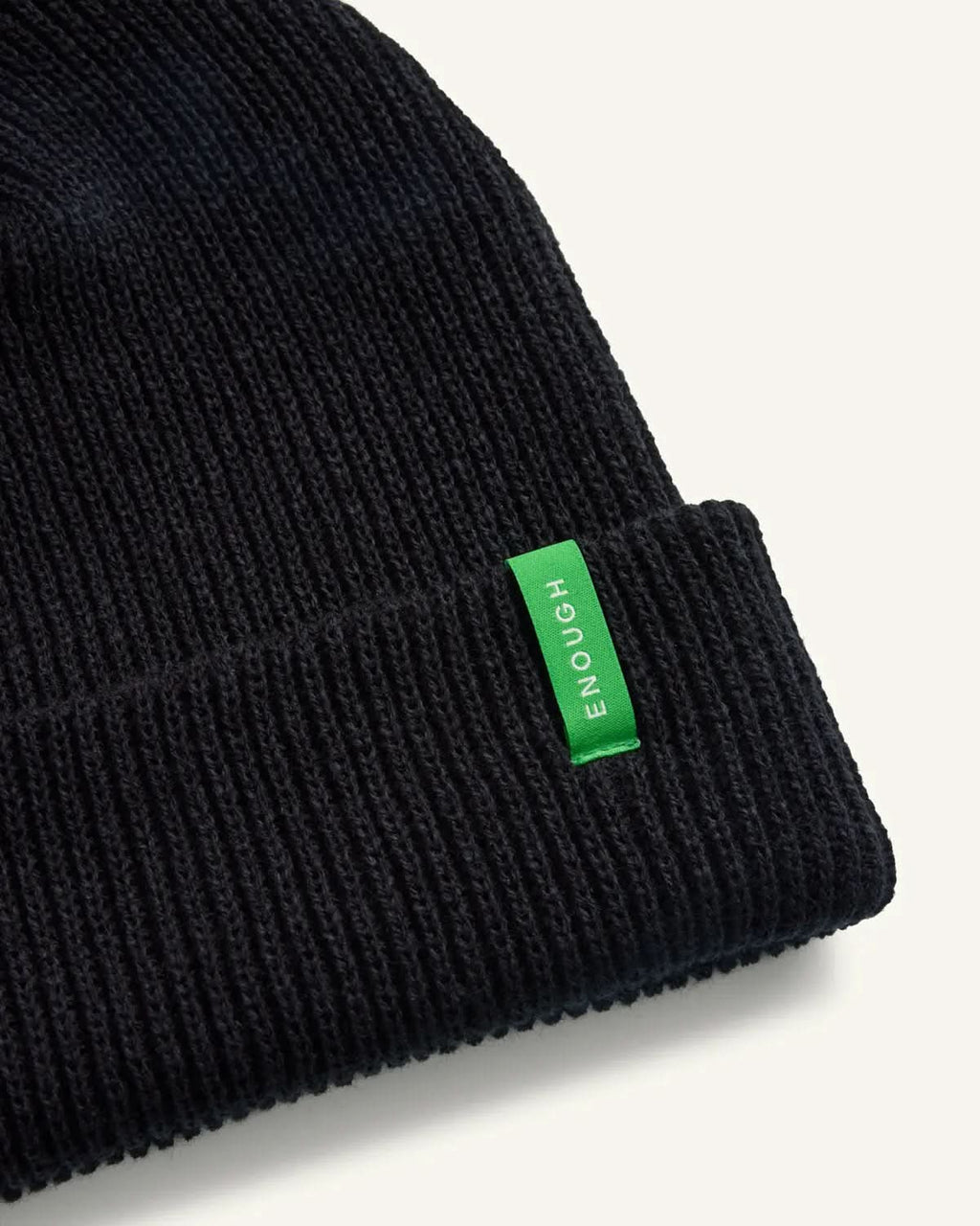 ENOUGH Ribbed Beanie ENOUGH