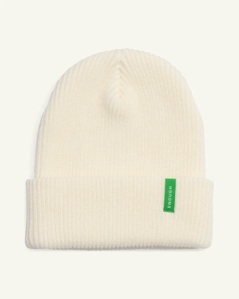 ENOUGH Ribbed Beanie