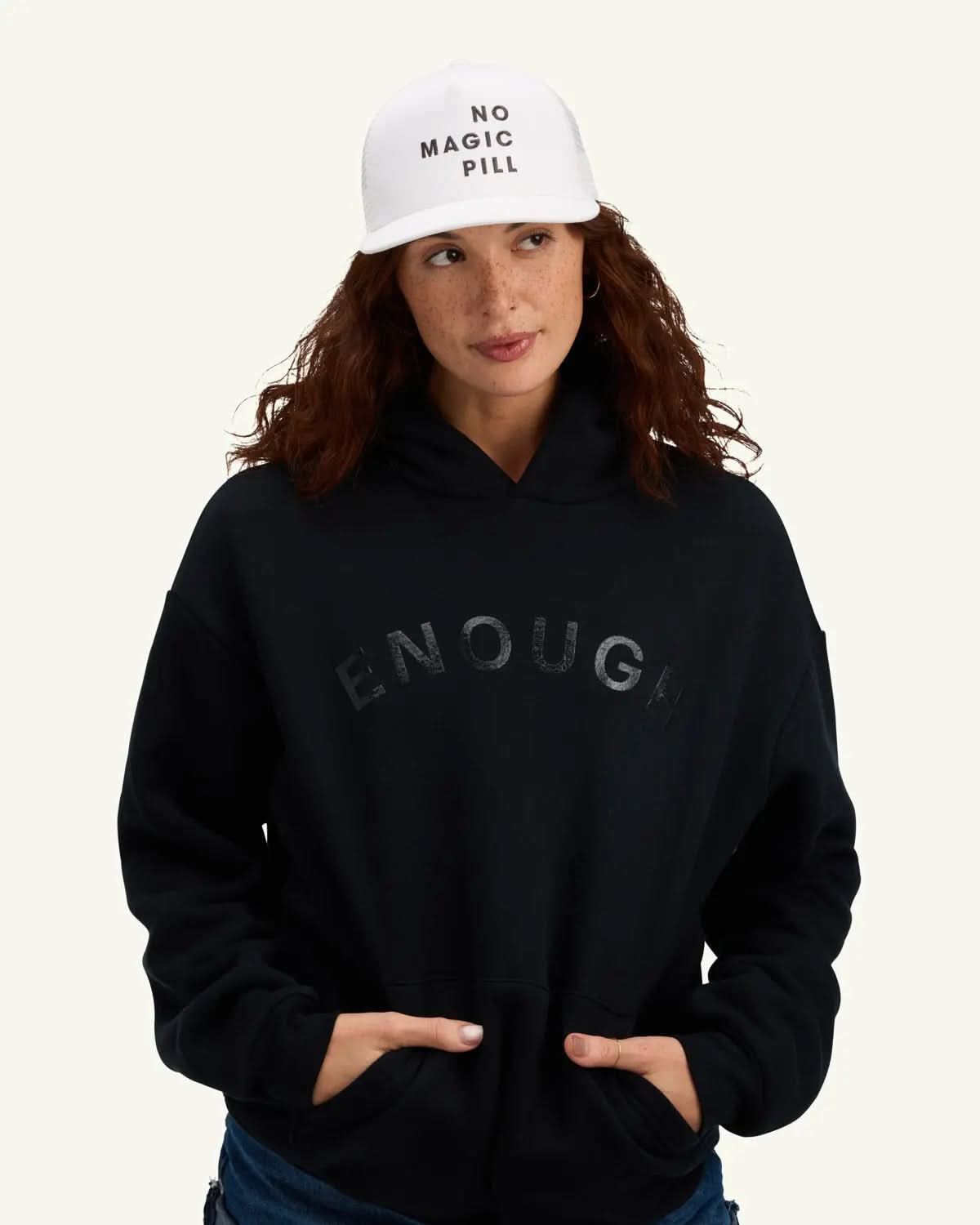 No Magic Pill Canvas Trucker ENOUGH
