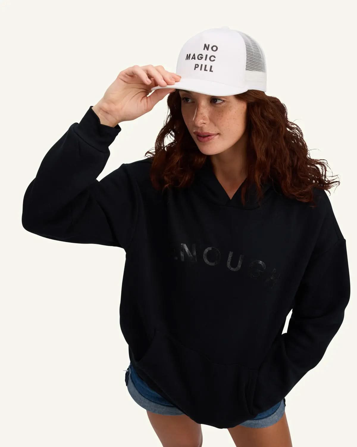 No Magic Pill Canvas Trucker ENOUGH