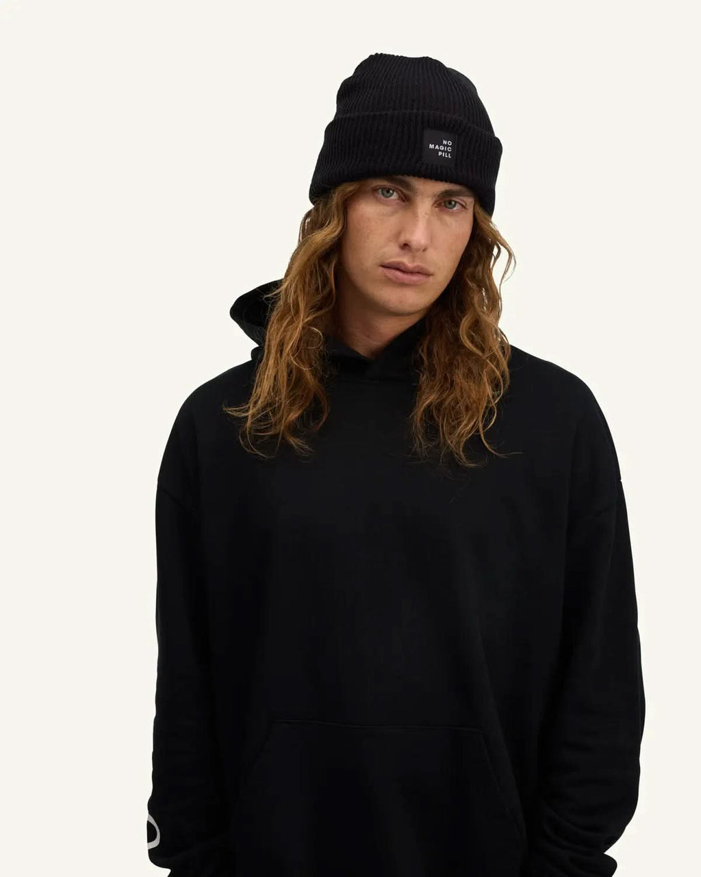No Magic Pill Ribbed Beanie ENOUGH