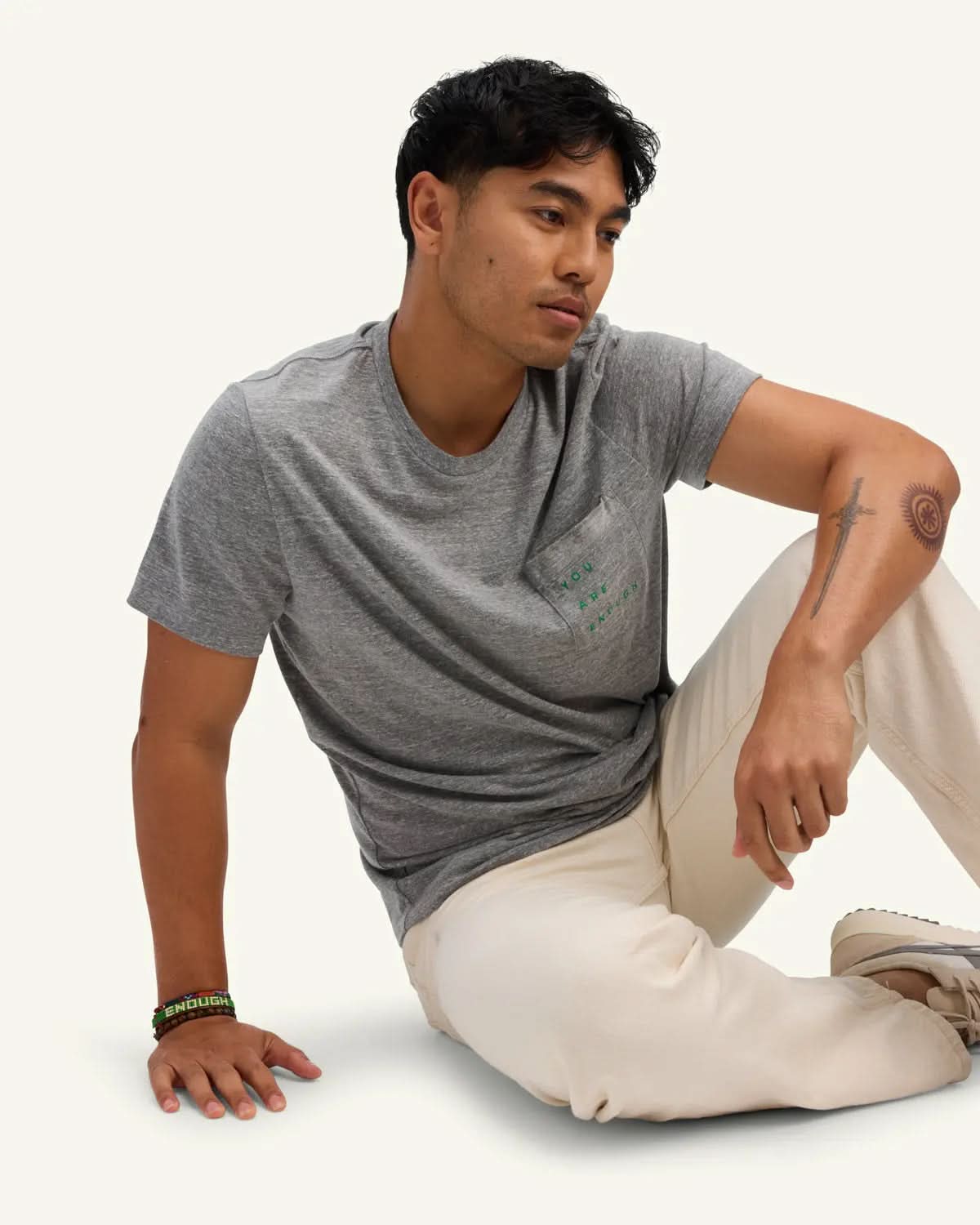 Pocket Mantra Tee ENOUGH