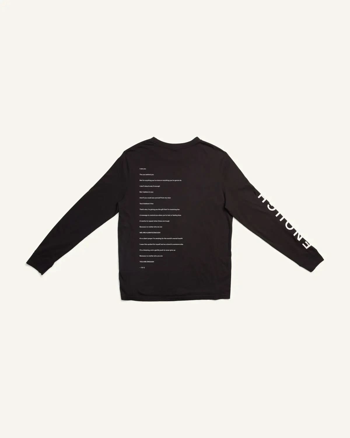 Backstory Long Sleeve Tee ENOUGH