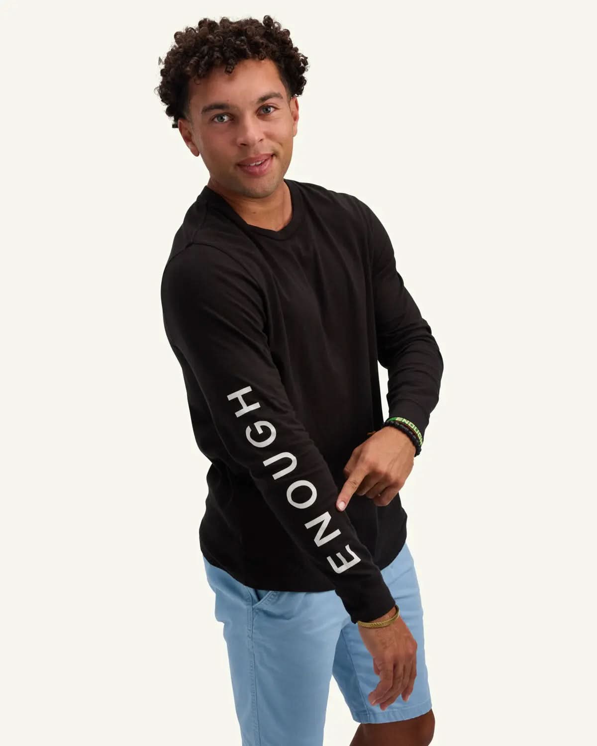 Backstory Long Sleeve Tee ENOUGH