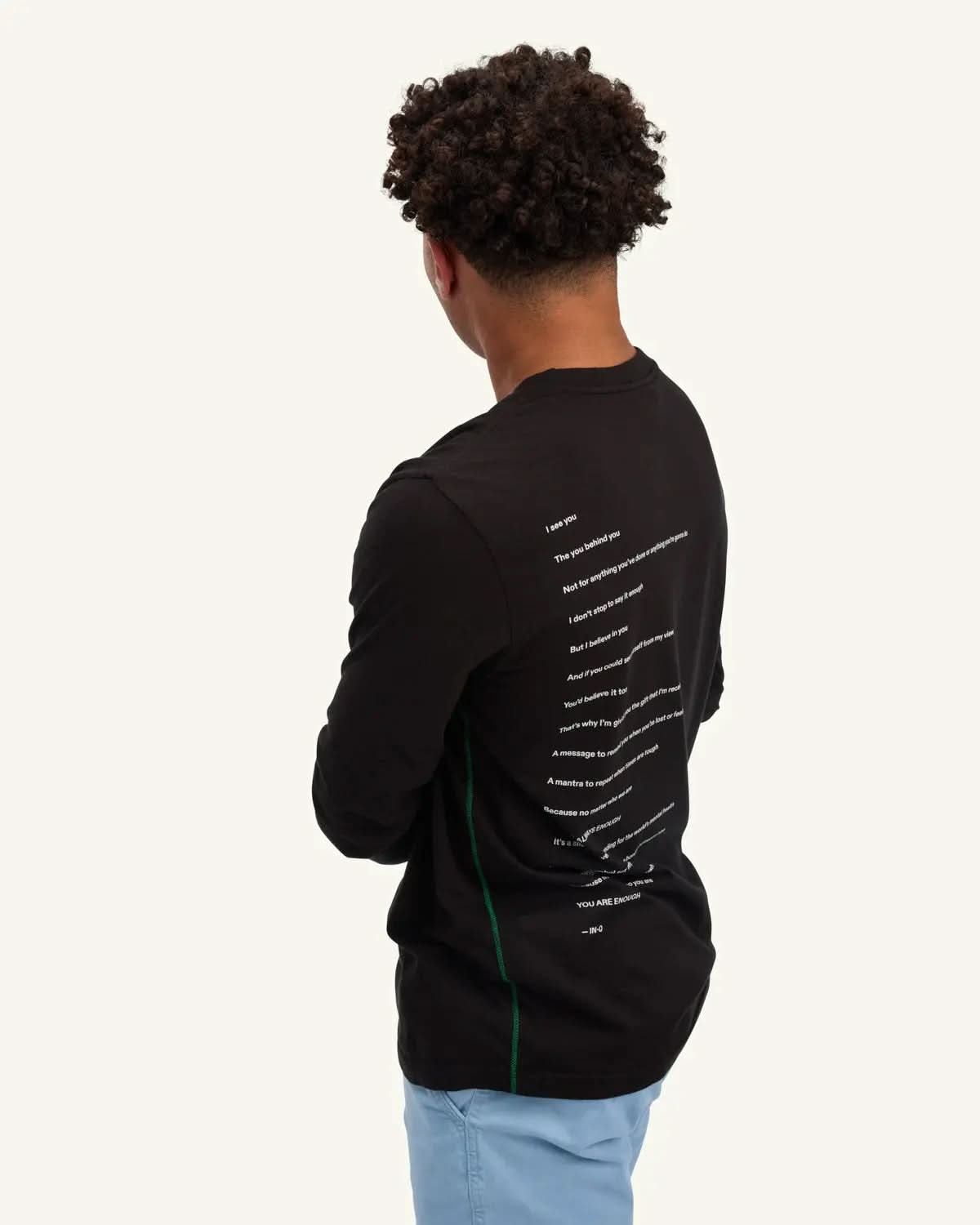 Backstory Long Sleeve Tee ENOUGH