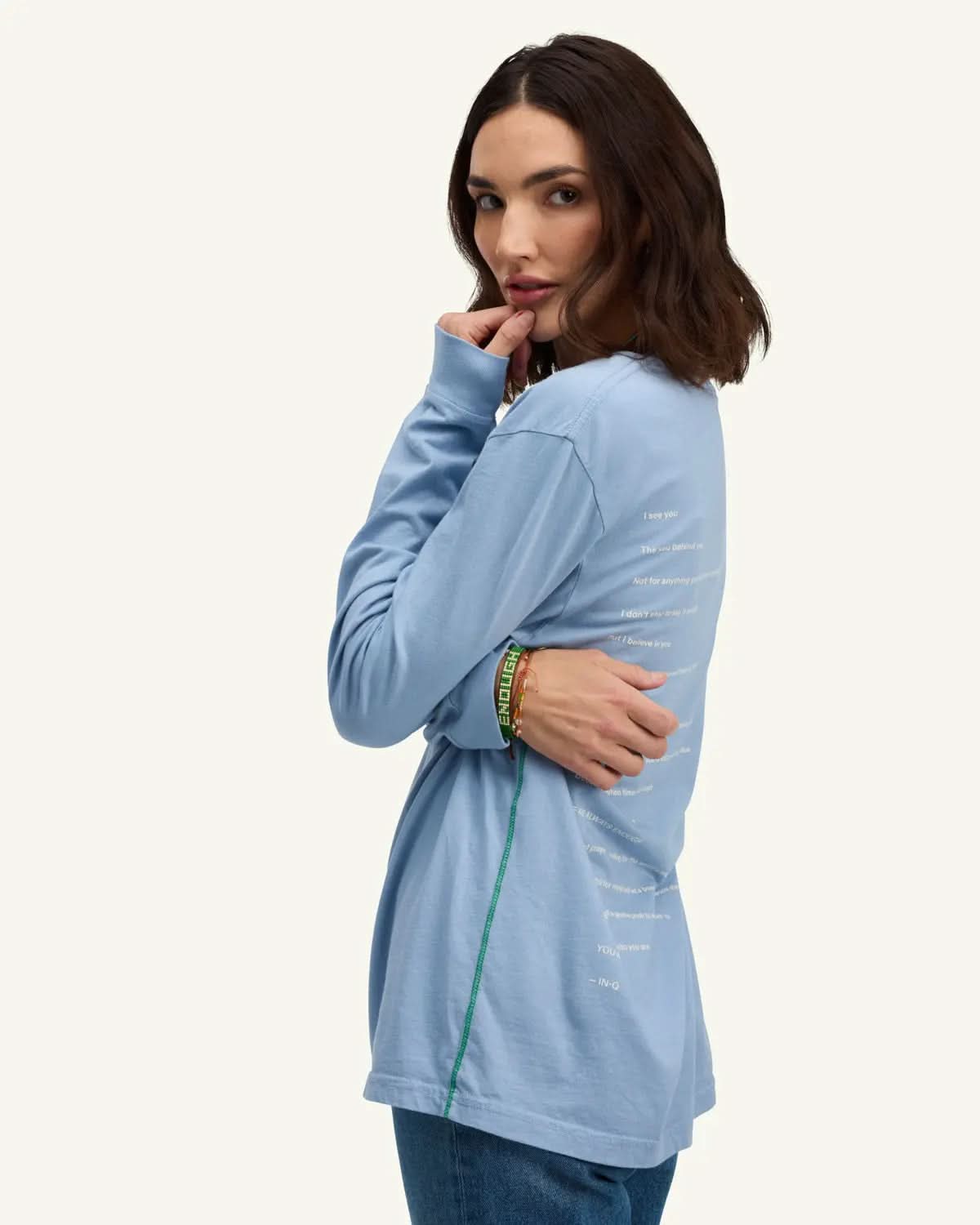 Backstory Long Sleeve Tee ENOUGH