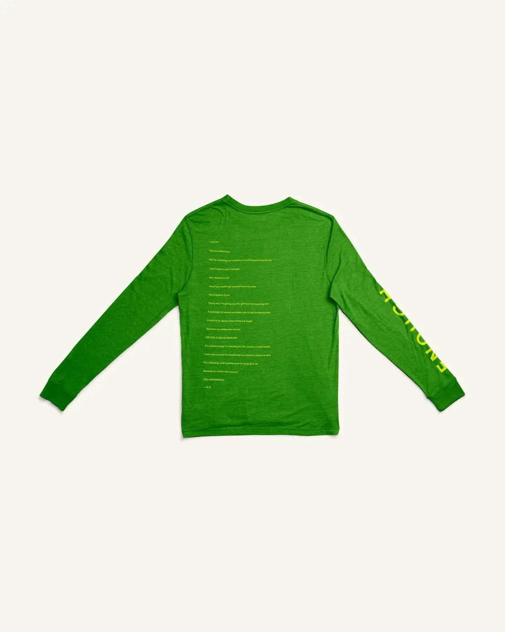 Backstory Long Sleeve Tee ENOUGH