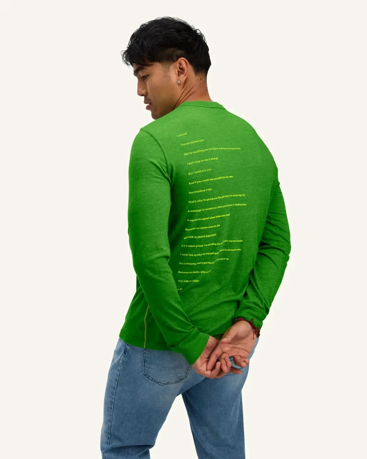 Backstory Long Sleeve Tee ENOUGH