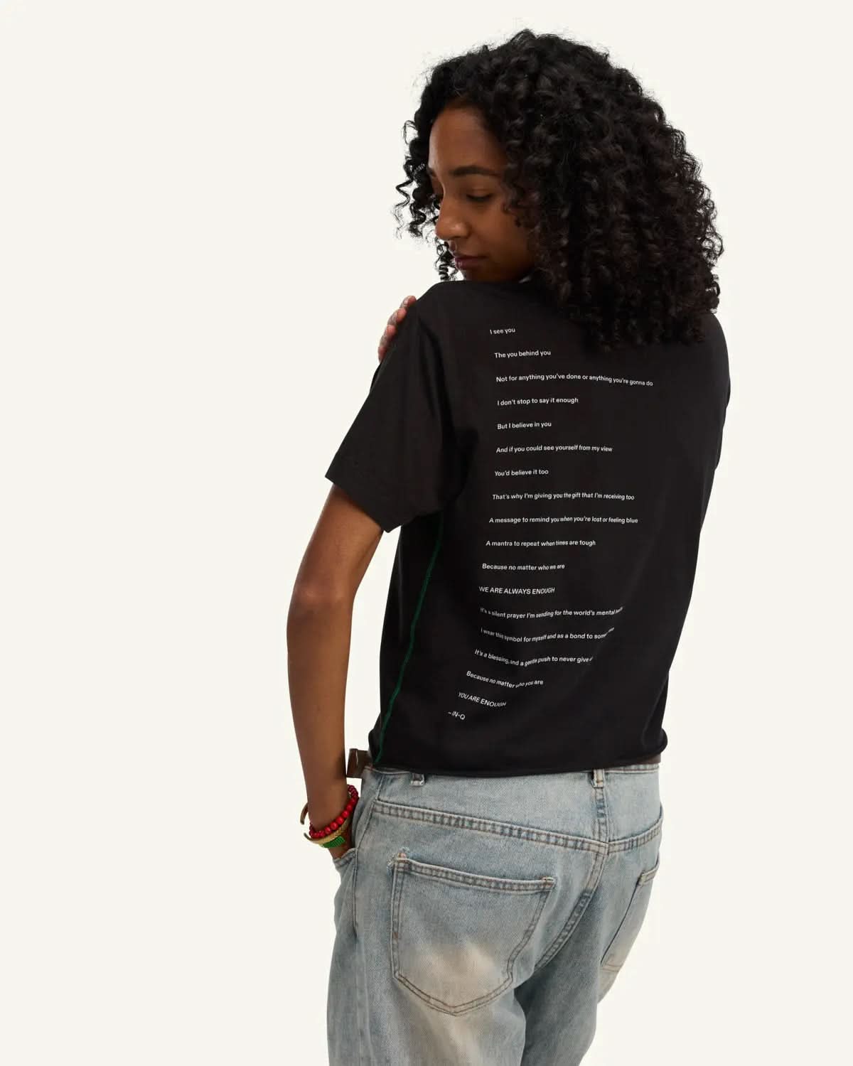 Side Note Relaxed Fit Charlie Tee ENOUGH