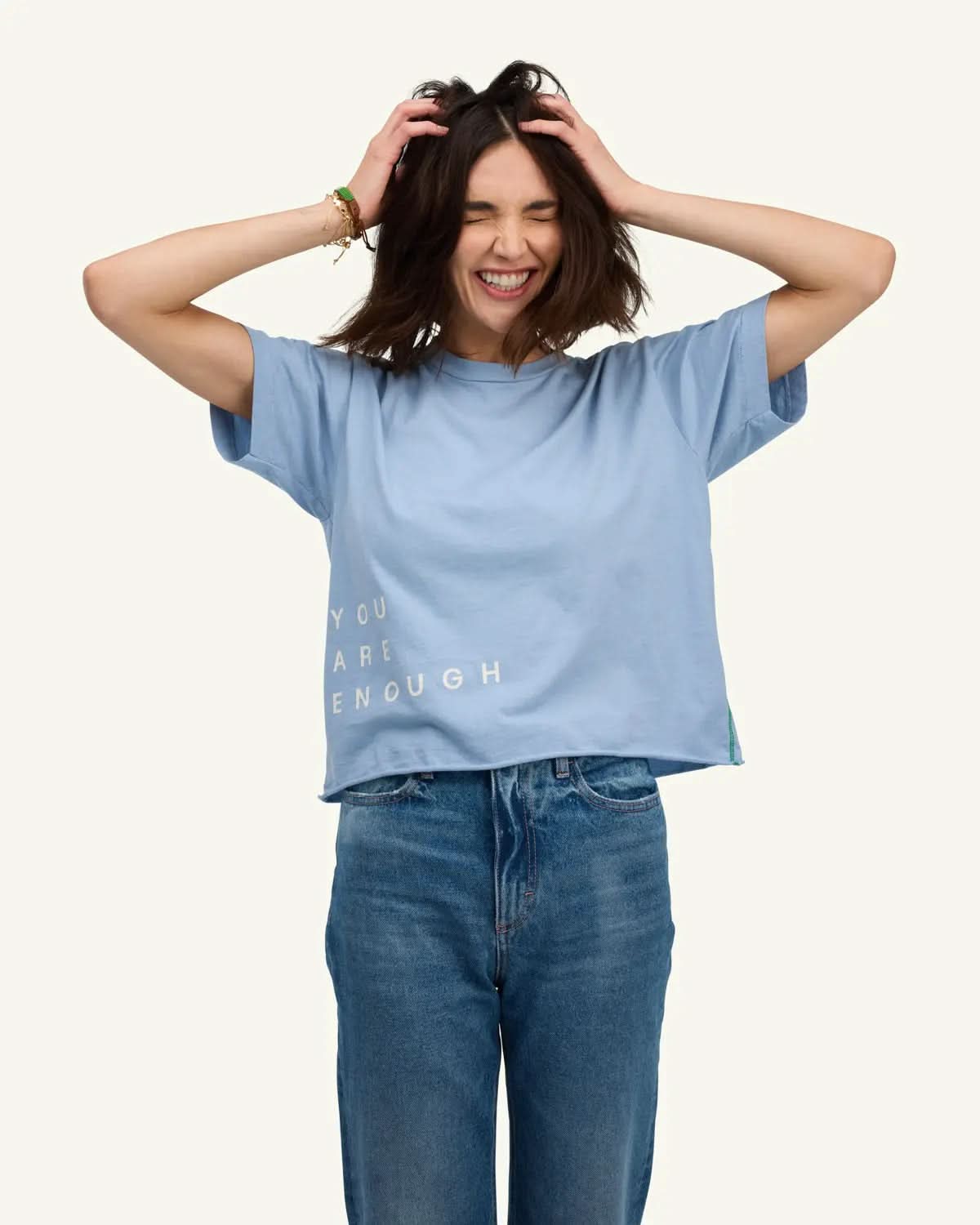 Side Note Relaxed Fit Charlie Tee ENOUGH