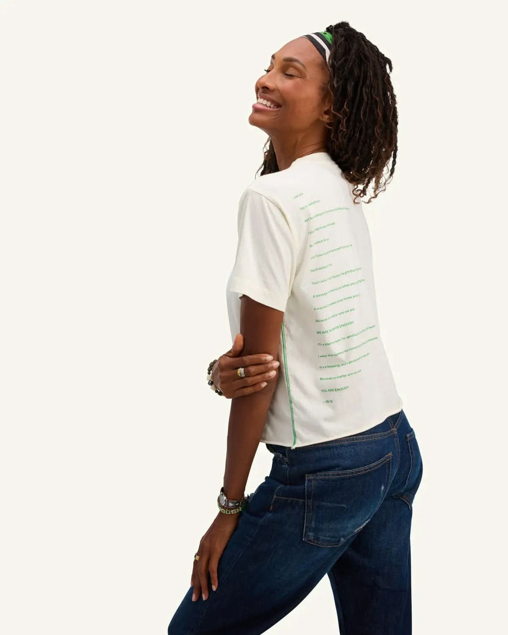 Side Note Relaxed Fit Charlie Tee ENOUGH