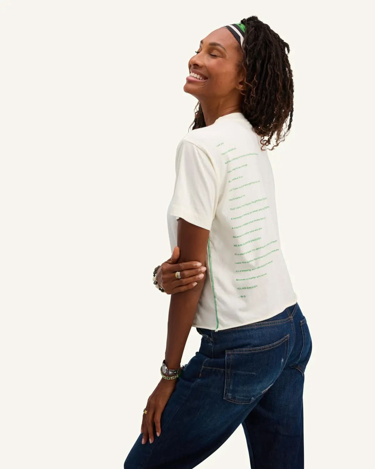 Side Note Relaxed Fit Charlie Tee ENOUGH