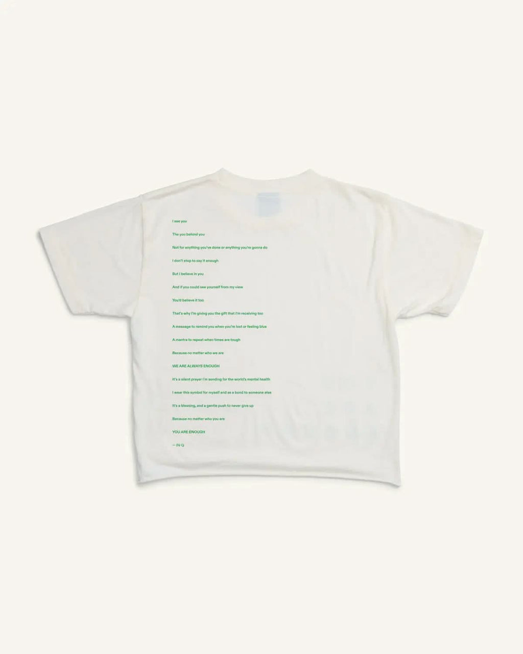 Side Note Relaxed Fit Charlie Tee ENOUGH