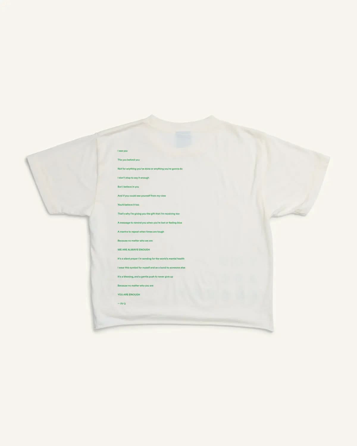 Side Note Relaxed Fit Charlie Tee ENOUGH