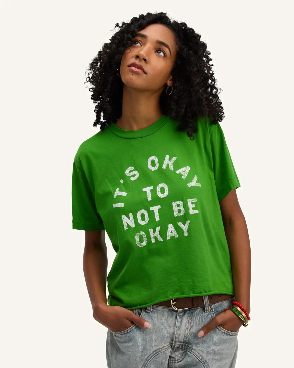 It's Okay Relaxed Fit Charlie Tee ENOUGH