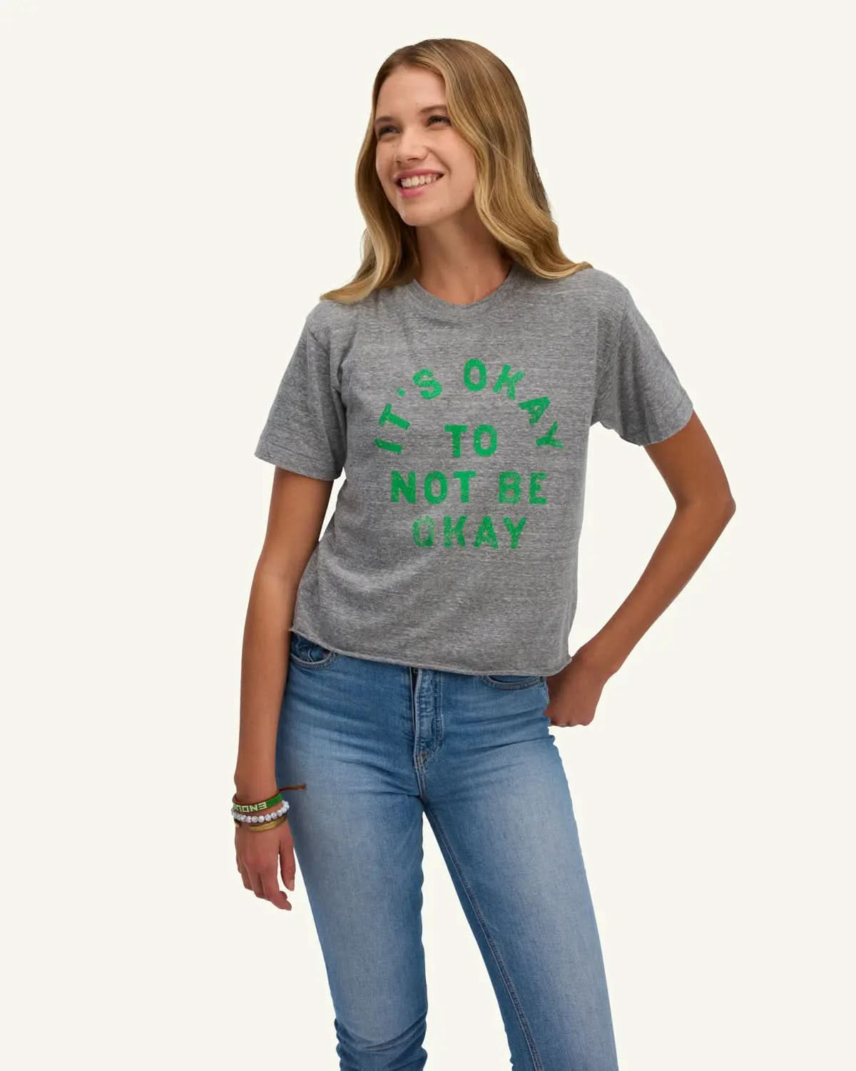 It's Okay Relaxed Fit Charlie Tee ENOUGH