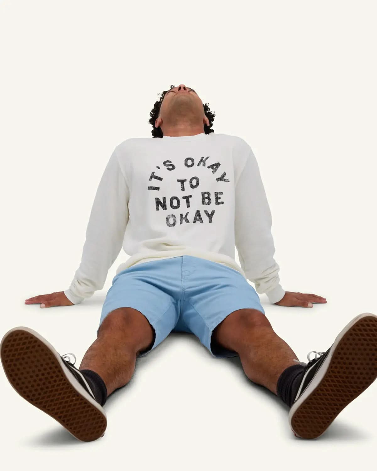 It's Okay Crew Sweatshirt ENOUGH