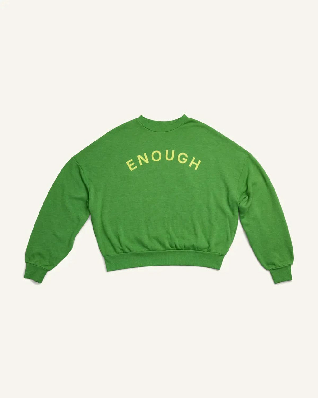 Collegiate Classic Cropped Crew Sweatshirt ENOUGH