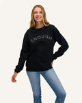 Collegiate Classic Crew Sweatshirt ENOUGH
