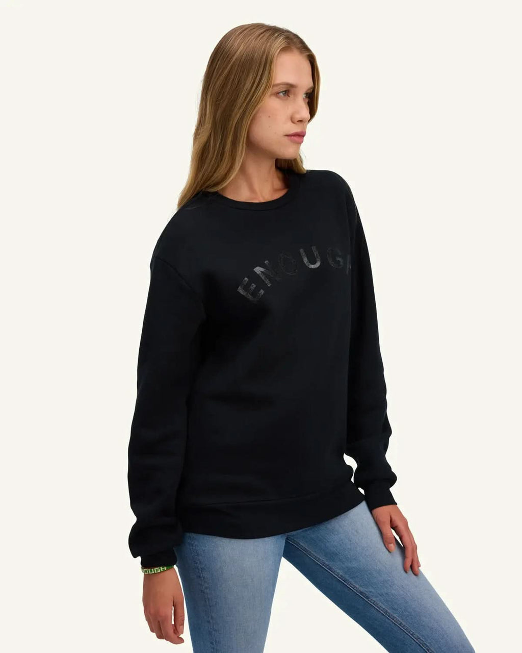 Collegiate Classic Crew Sweatshirt ENOUGH