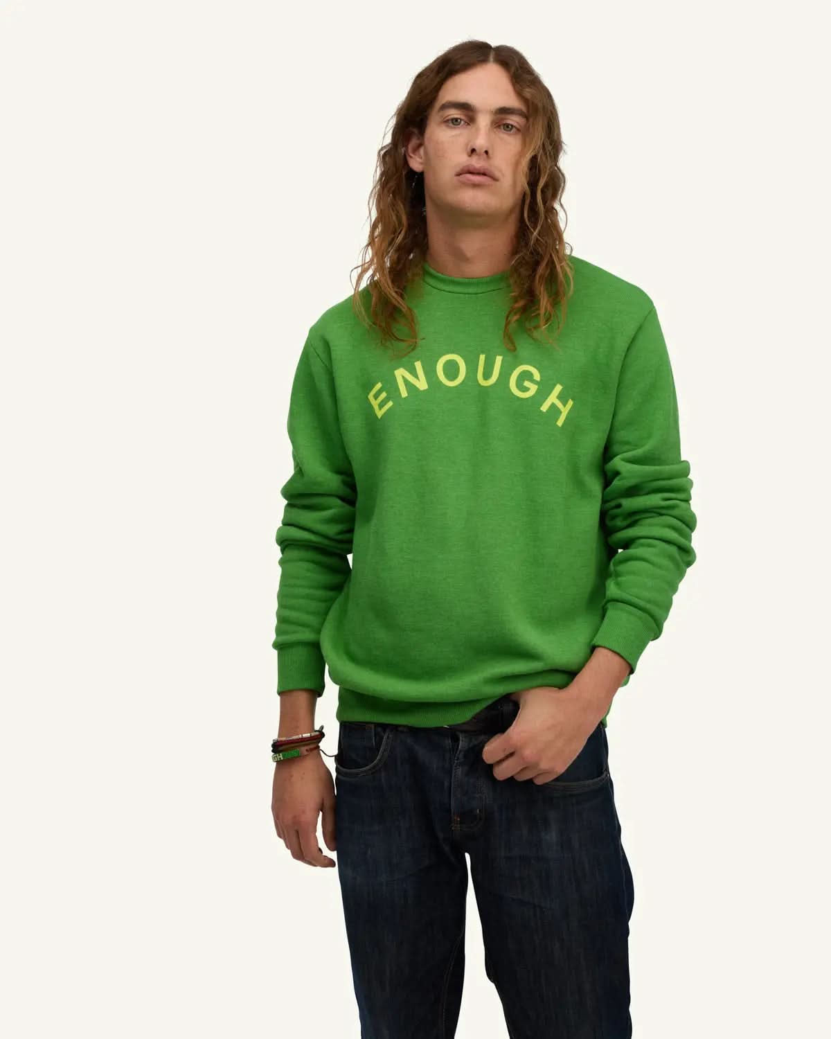 Collegiate Classic Crew Sweatshirt ENOUGH