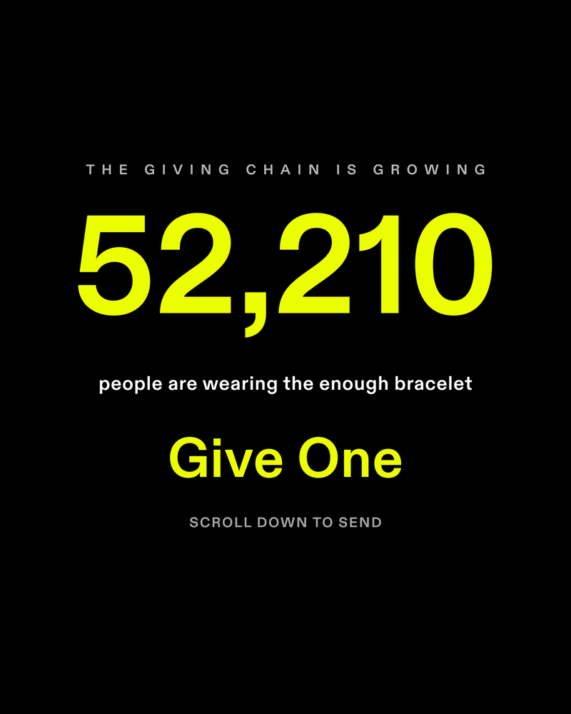 Single ENOUGH Bracelet