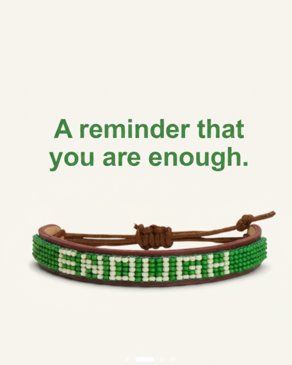 Single ENOUGH Bracelet We are ENOUGH